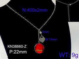 Stainless Steel Stone Necklace