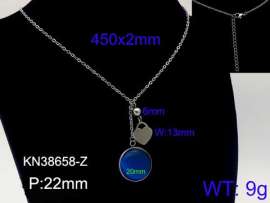 Stainless Steel Stone Necklace