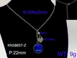 Stainless Steel Stone Necklace