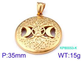 Stainless Steel Gold-plating Pendant