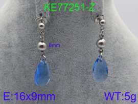Stainless Steel Stone&Crystal Earring