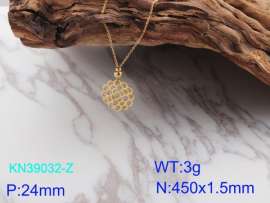 SS Gold-Plating Necklace