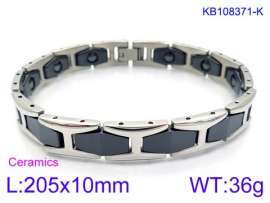 Stainless steel with Ceramic Bracelet