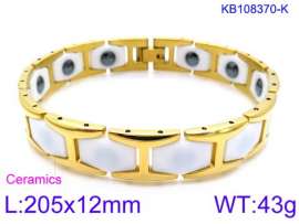 Stainless steel with Ceramic Bracelet