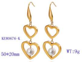 SS Shell Pearl Earrings