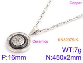 Stainless Steel Stone Necklace