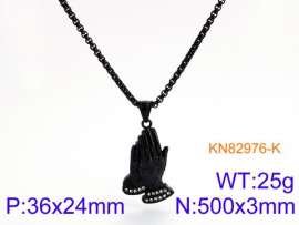 Stainless Steel Stone Necklace