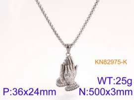 Stainless Steel Stone Necklace
