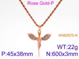 Stainless Steel Stone Necklace