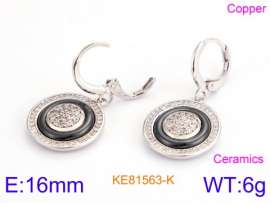 Stainless Steel Stone&Crystal Earring