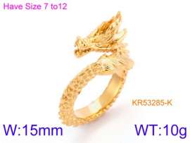 Stainless Steel Gold-plating Ring