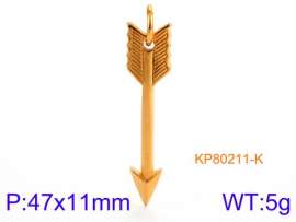 Stainless Steel Gold-plating Pendant