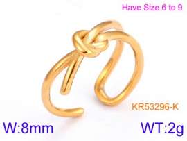 Stainless Steel Gold-plating Ring