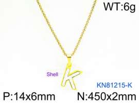 SS Gold-Plating Necklace