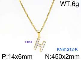 SS Gold-Plating Necklace