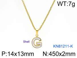 SS Gold-Plating Necklace