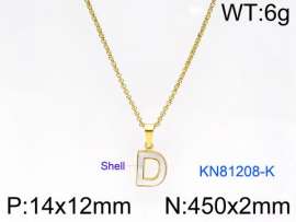 SS Gold-Plating Necklace