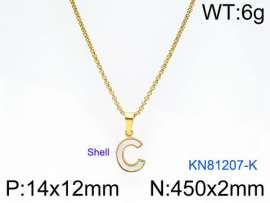 SS Gold-Plating Necklace