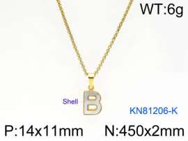 SS Gold-Plating Necklace