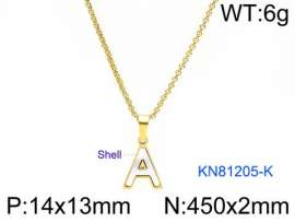 SS Gold-Plating Necklace