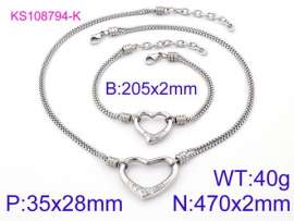 SS Jewelry Set(Most Women)