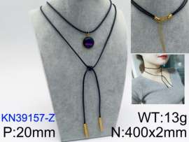 Stainless Steel Stone Necklace