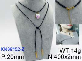 Stainless Steel Stone Necklace