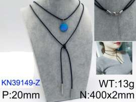 Stainless Steel Stone Necklace