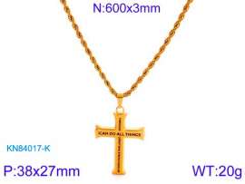 SS Gold-Plating Necklace