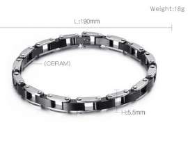 Stainless steel with Ceramic Bracelet