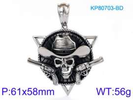 Stainless Skull Pendants