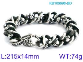 Stainless Skull Bracelet