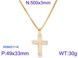 SS Gold-Plating Necklace