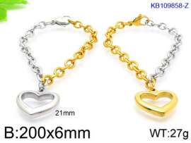 Stainless Steel Gold-plating Bracelet