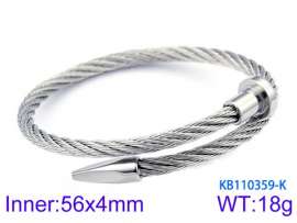 Stainless Steel Wire Bangle