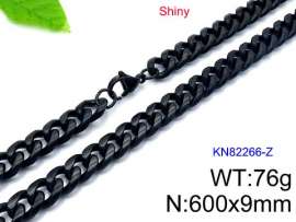 Stainless Steel Black-plating Necklace