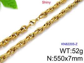 SS Gold-Plating Necklace