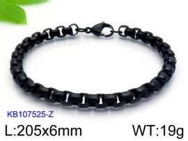 Stainless Steel Black-plating Bracelet