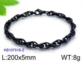 Stainless Steel Black-plating Bracelet