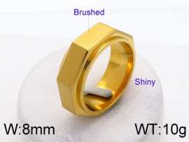 Stainless Steel Gold-plating Ring