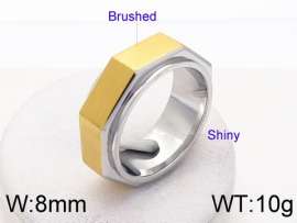 Stainless Steel Gold-plating Ring