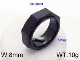 Stainless Steel Black-plating Ring