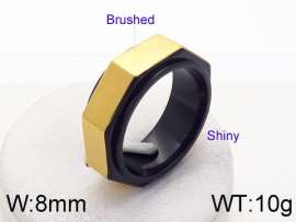 Stainless Steel Black-plating Ring
