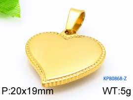 Stainless Steel Gold-plating Pendant