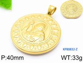 Stainless Steel Gold-plating Pendant
