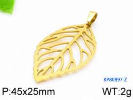 Stainless Steel Gold-plating Pendant