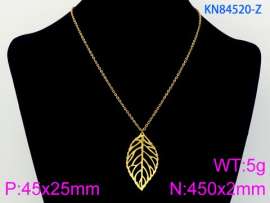 SS Gold-Plating Necklace