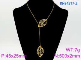 SS Gold-Plating Necklace