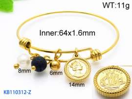 Stainless Steel Gold-plating Bangle