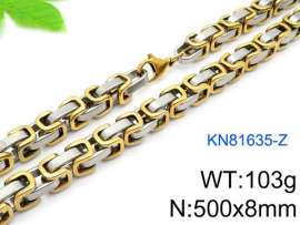 SS Gold-Plating Necklace